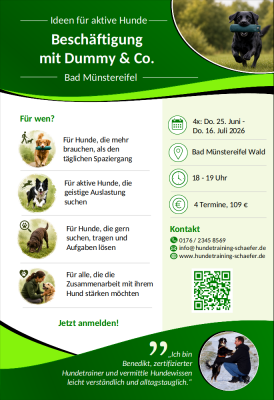 Beschäftigung mit Dummy & Co.